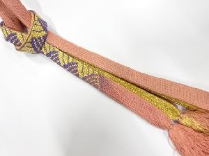 正絹　手組帯締め